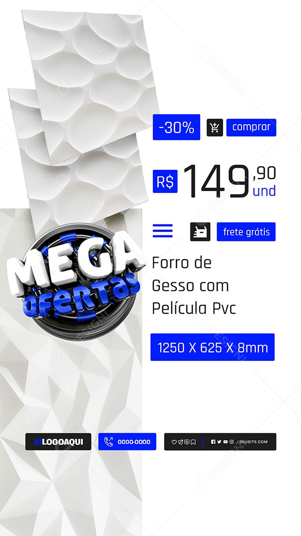 Story Gessos Mega Offer Social Media PSD Editable