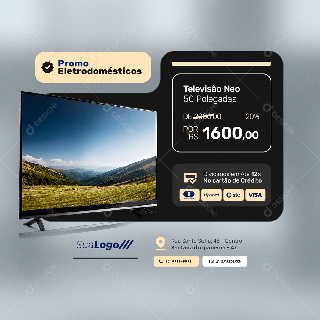 Loja Virtual Promo Social Media PSD Editável