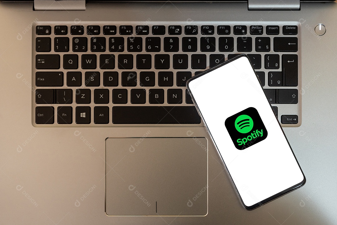 Tela de spotify aplicativo de musicas