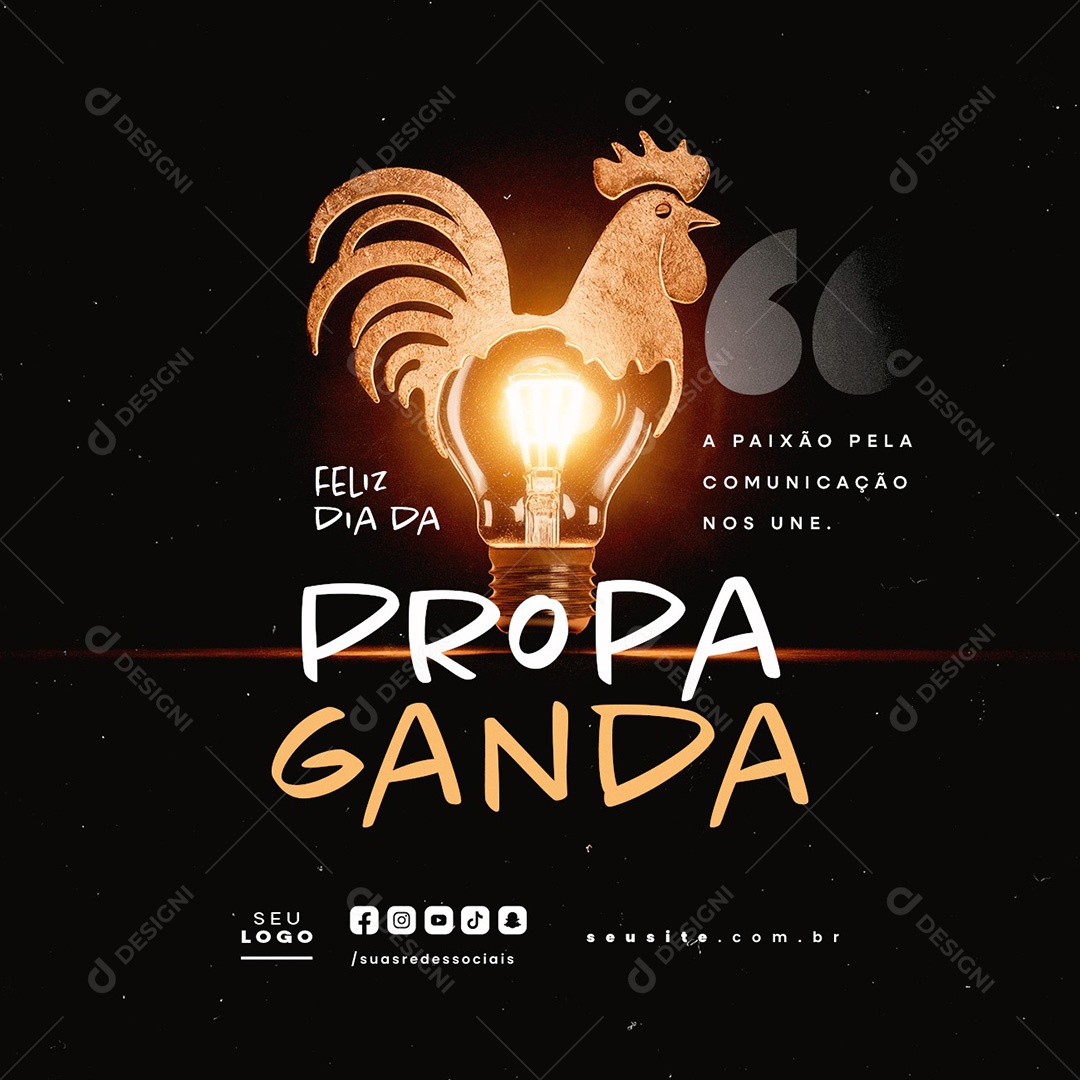 Dia da Propaganda 04 de Dezembro Social Media PSD Editável