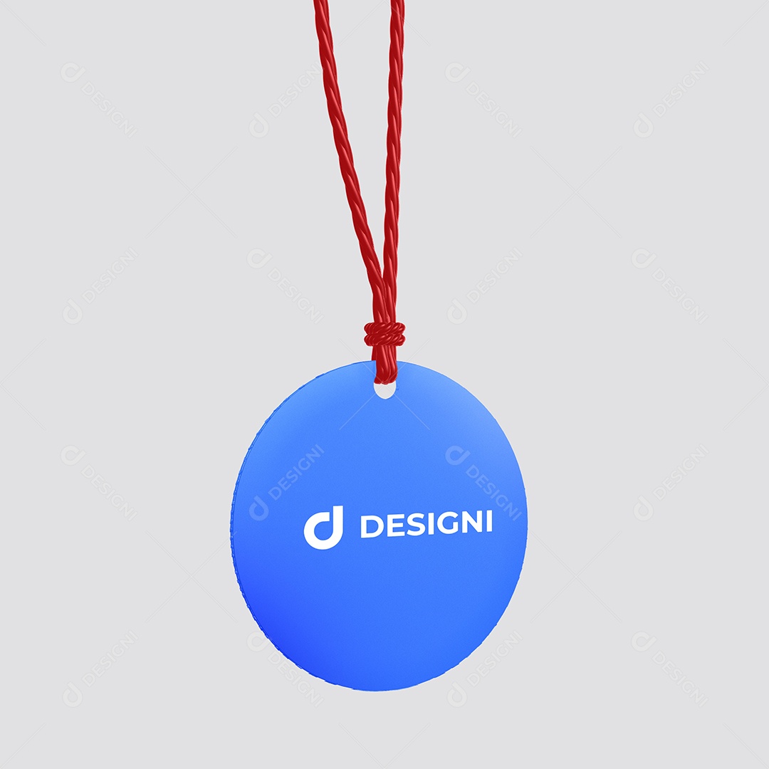 Mockup Tag de Produto PSD Editável