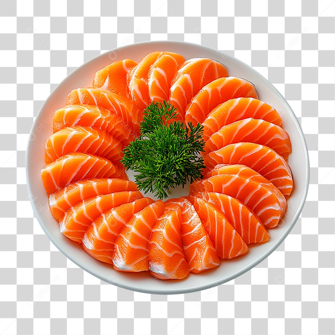 Prato de Sushi PNG Transparente