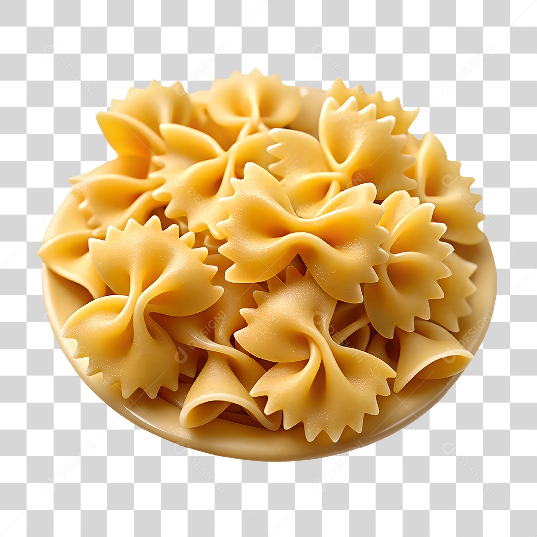 Macarrão Elemento 3D Composição PNG Transparente