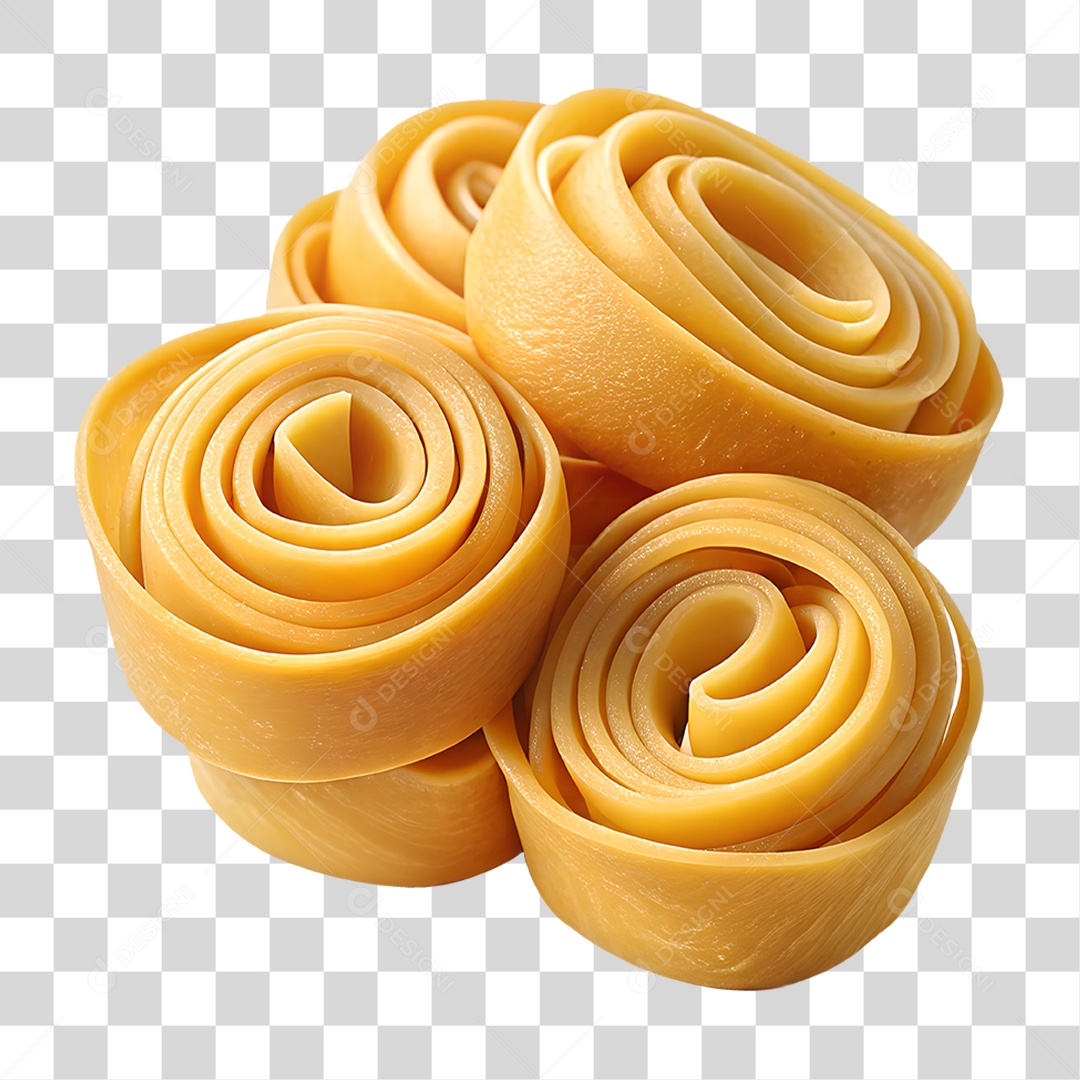 Rondelli Elemento 3D para Composição PNG Transparente