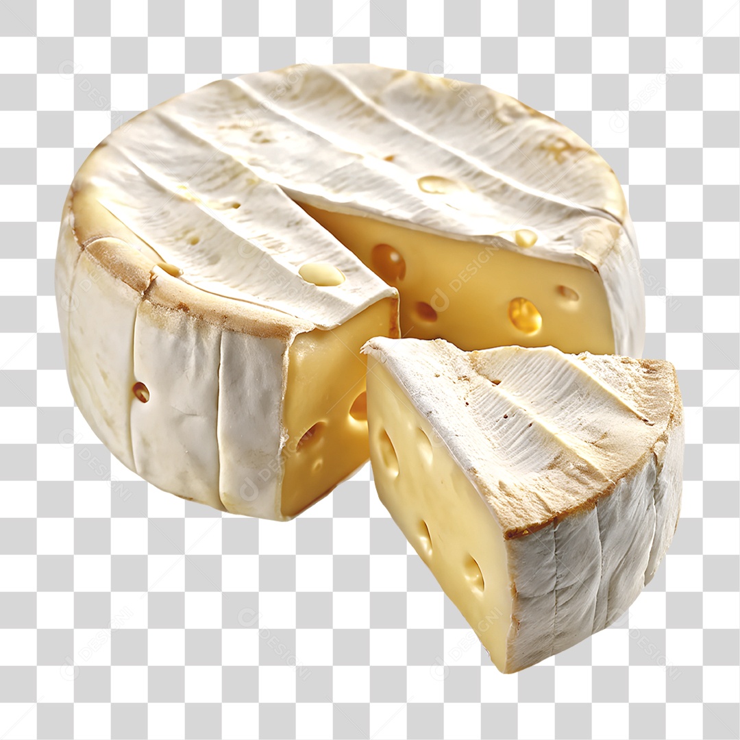 Queijo Elemento 3D para Composição PNG