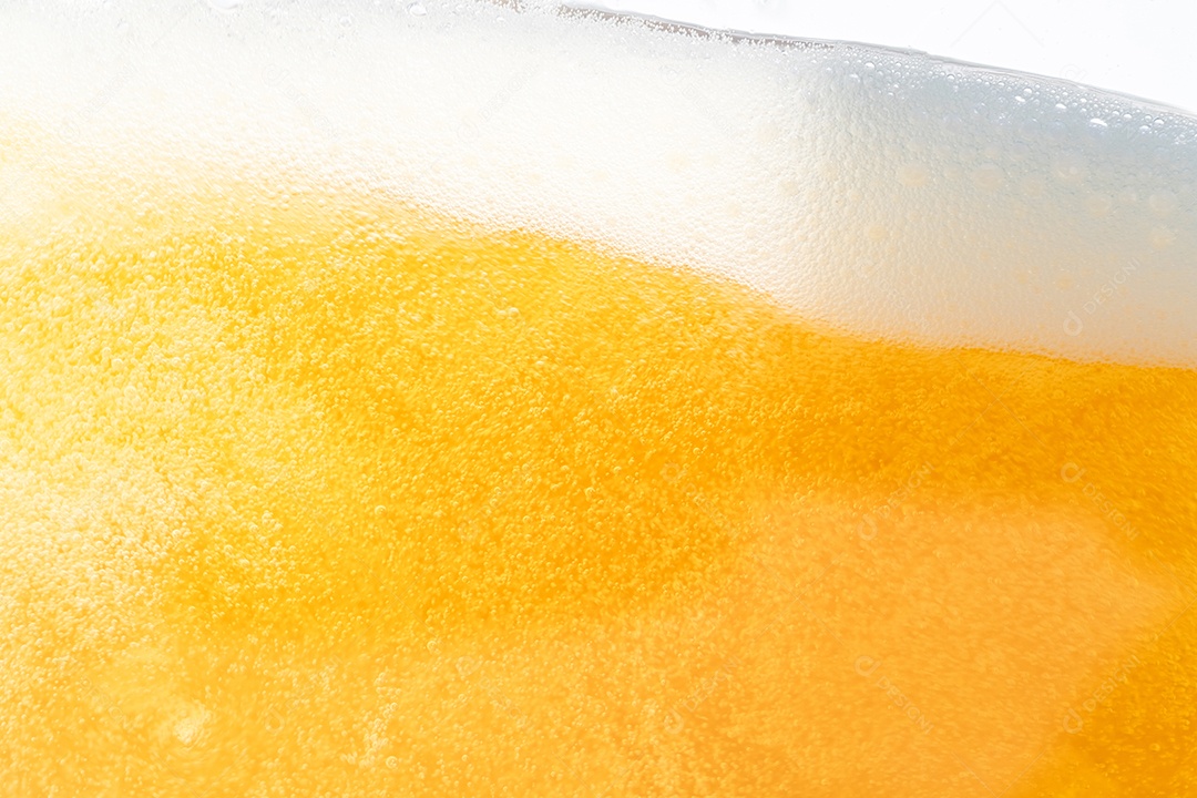 Close up brilhante laranja óleo ou textura de respingos de cerveja e ondas da natureza belas ondas curvas e pequenas bolhas suaves para design gráfico e fundo