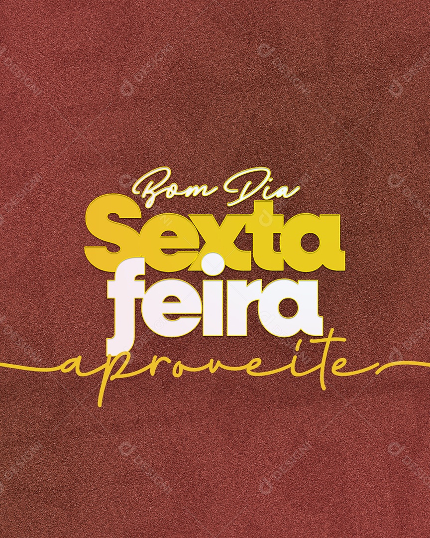 Bom Dia Sexta Social Media PSD Editável