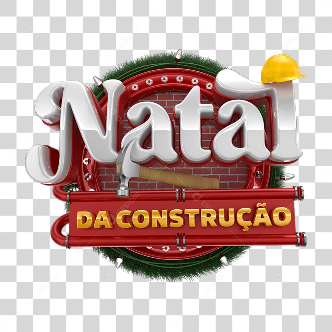 Seal 3D Christmas PNG Transparent