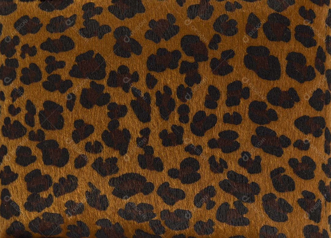 Tecido com textura de onça e fundo pintado