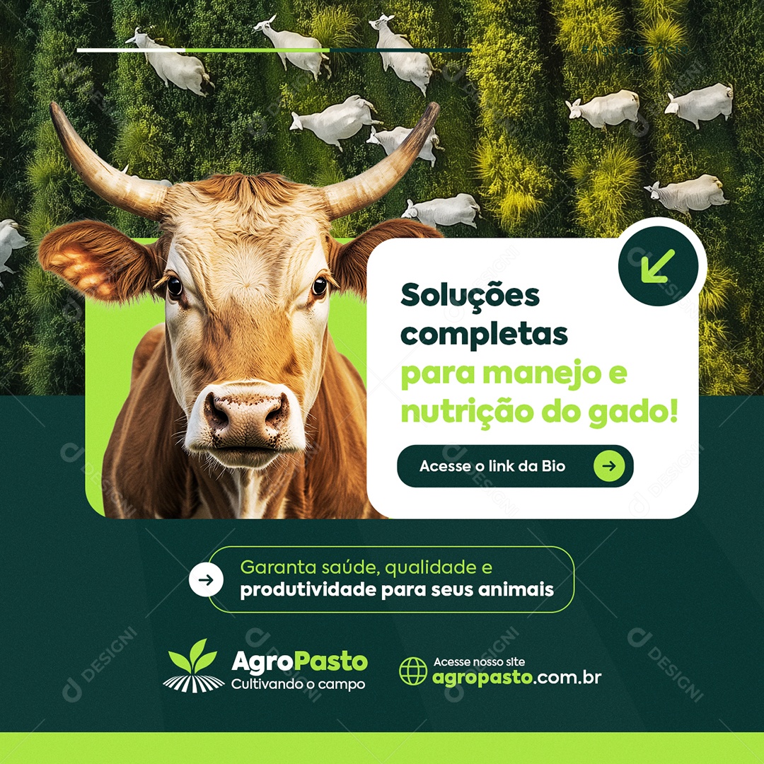 Agronegócio Soluções Completas Social Media PSD Editável