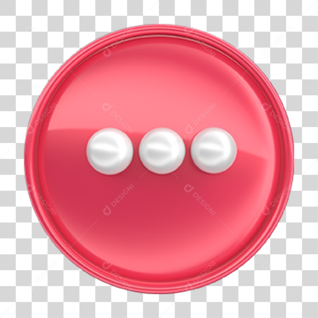 Ícone 3D Mensagem PNG Transparente