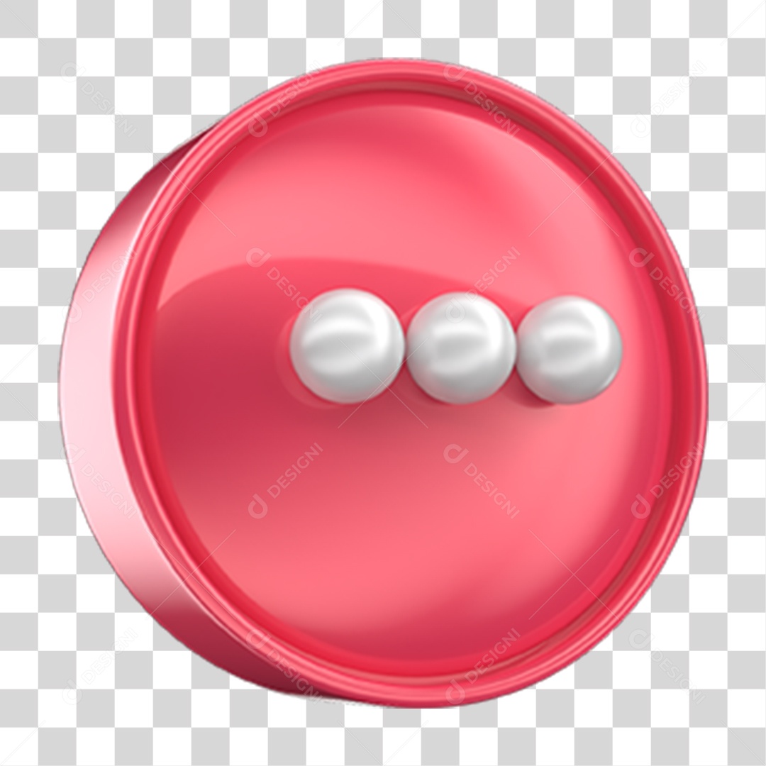 Ícone 3D Mensagem PNG Transparente
