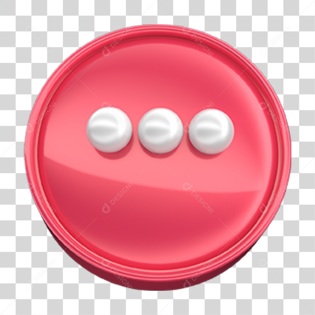 Ícone 3D Mensagem PNG Transparente