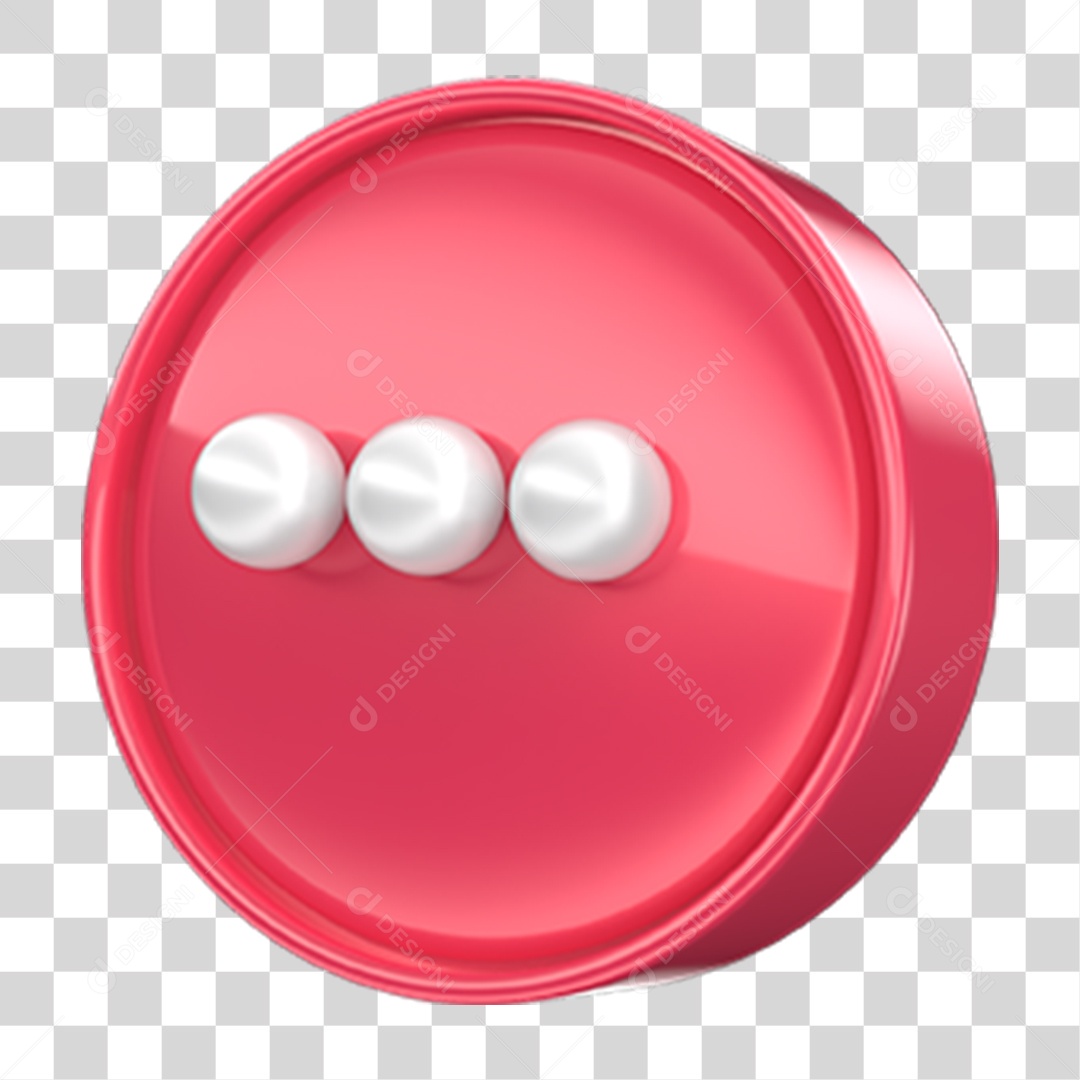 Ícone 3D Mensagem PNG Transparente