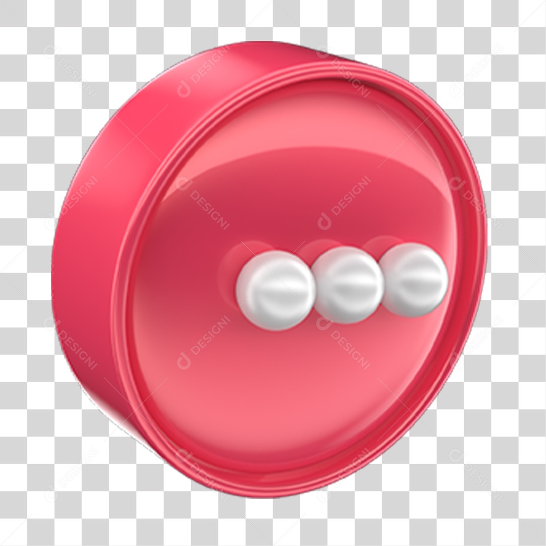 Ícone 3D Mensagem PNG Transparente