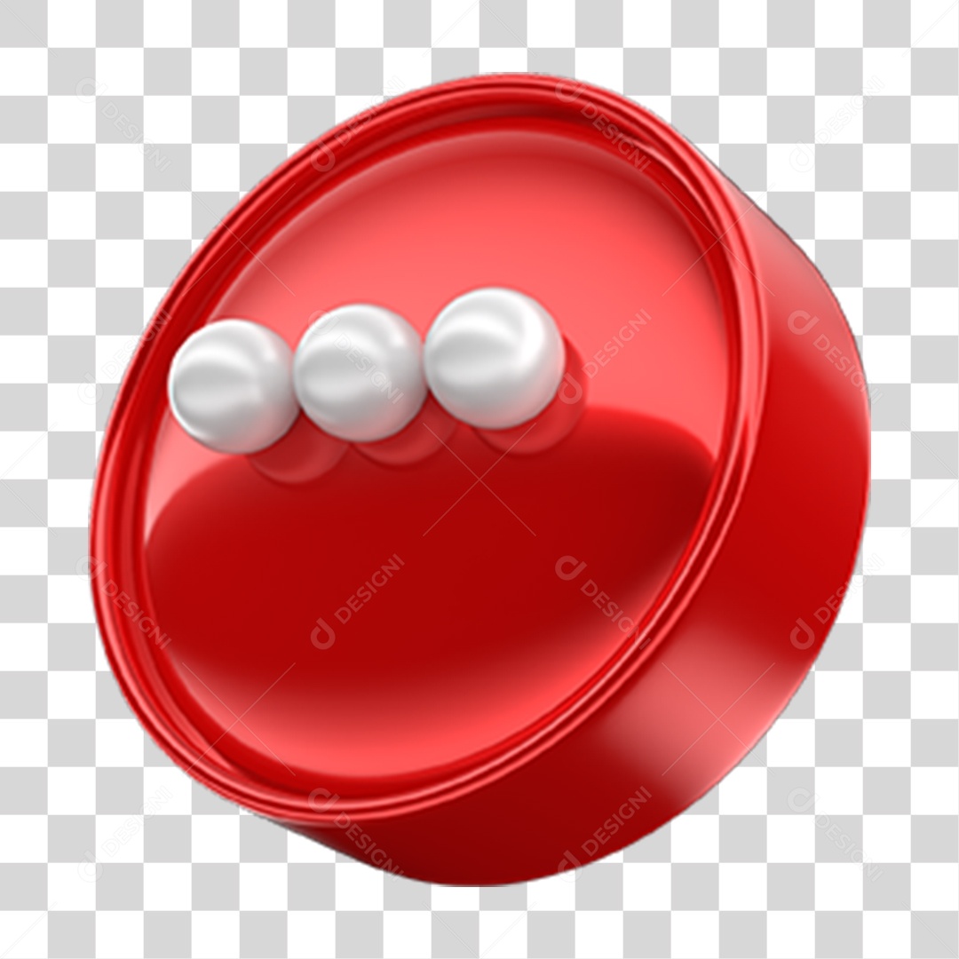 Ícone 3D Mensagem PNG Transparente