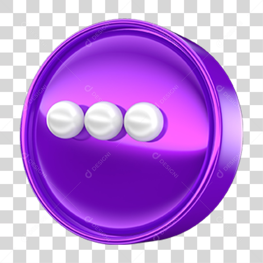 Ícone 3D Mensagem PNG Transparente