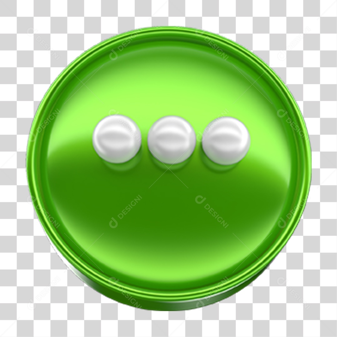 Ícone 3D Mensagem PNG Transparente
