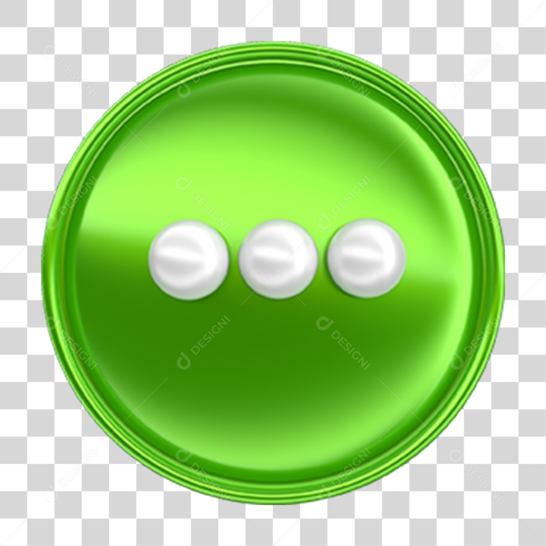 Ícone 3D Mensagem PNG Transparente