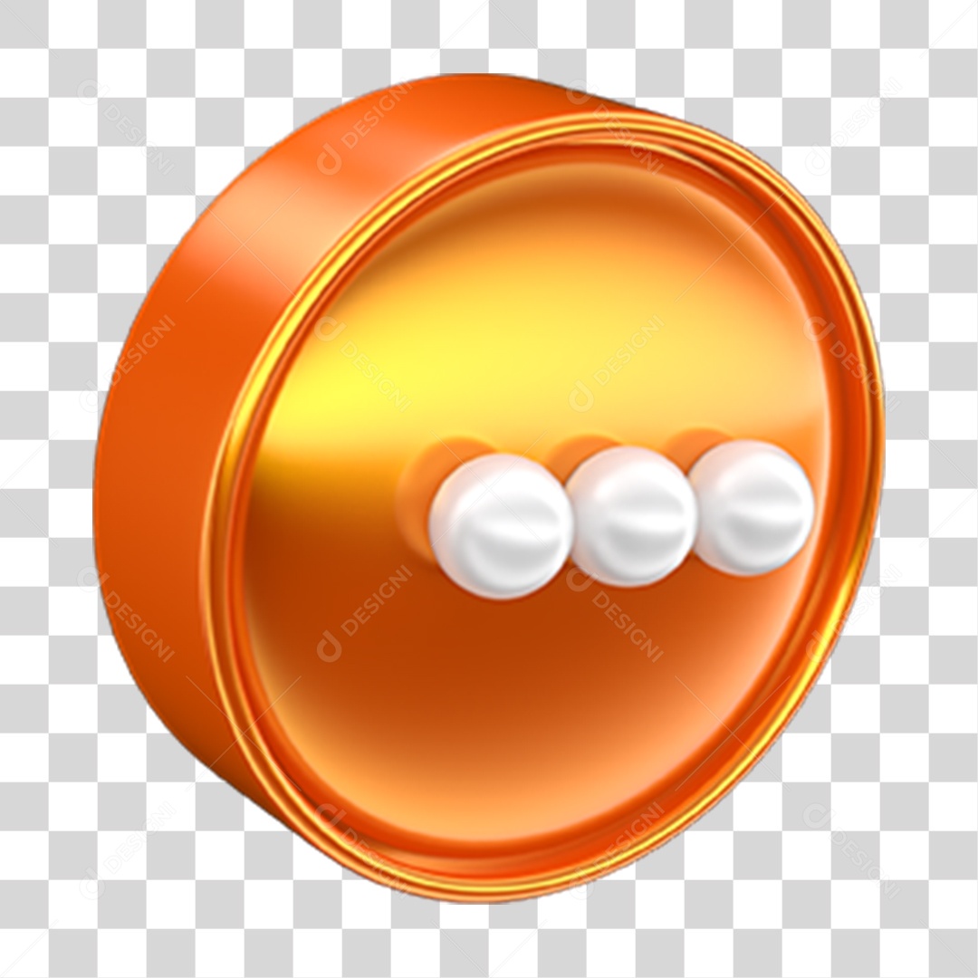 Ícone 3D Mensagem PNG Transparente