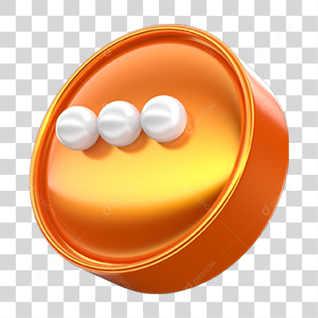 Ícone 3D Mensagem PNG Transparente