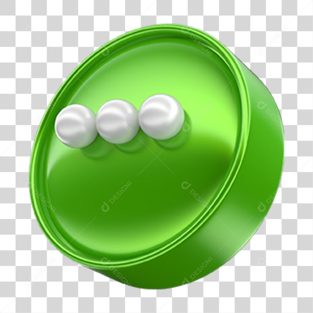 Ícone 3D Mensagem PNG Transparente