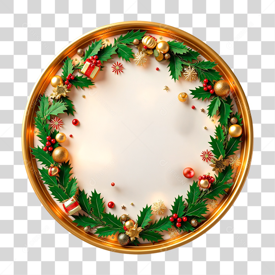 Natal Girlanda PNG Transparente