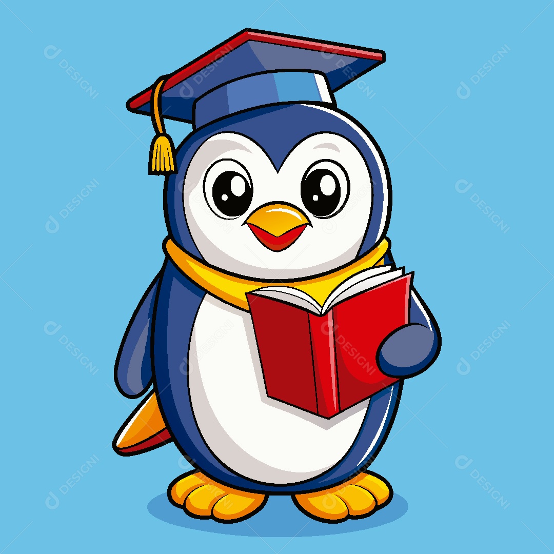 Pinguim Ilustração Vetor EPS