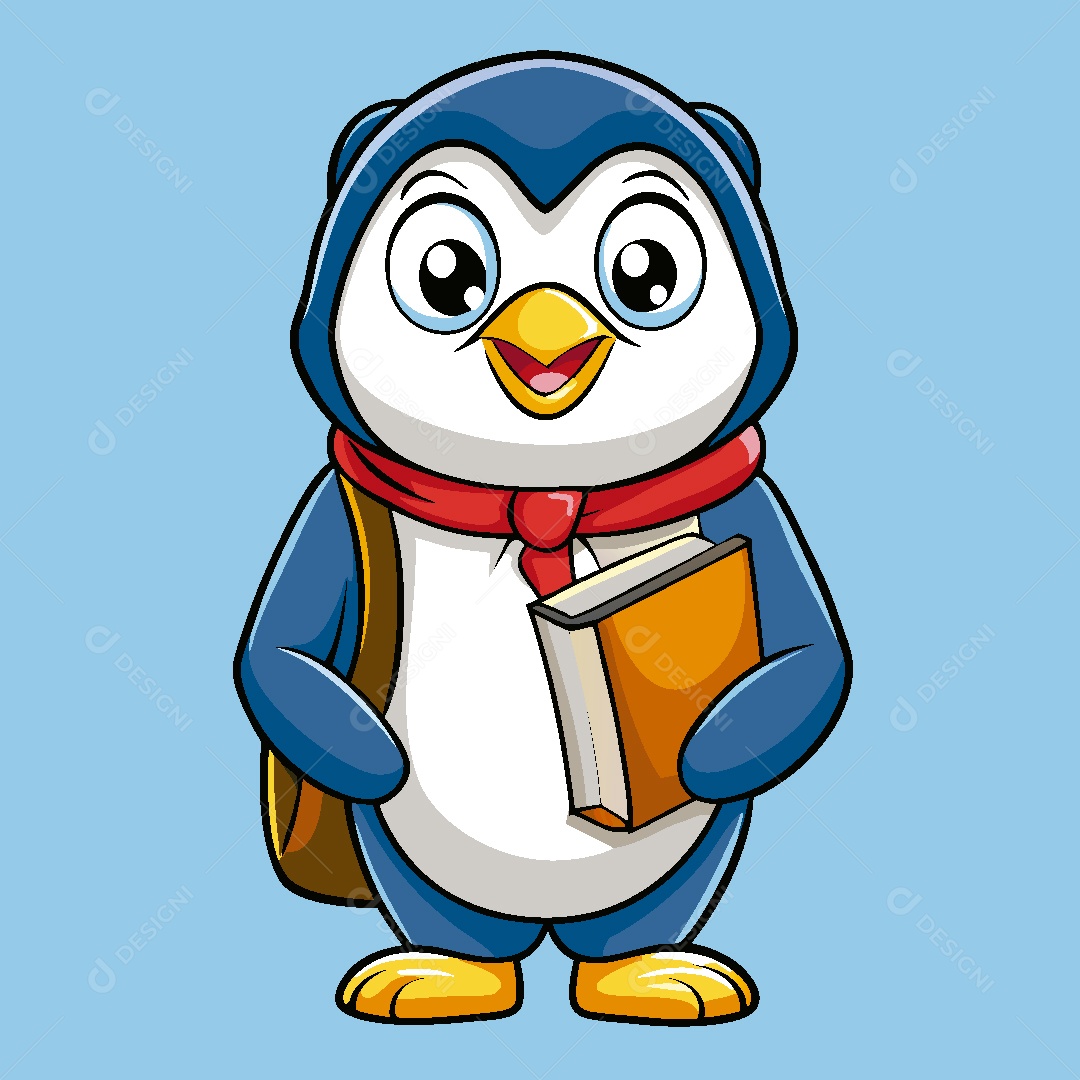 Penguin Illustration Vector EPS