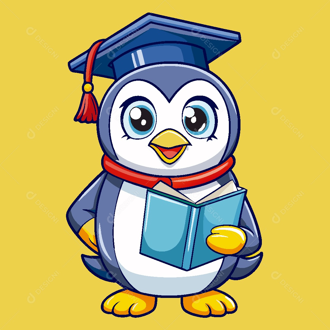 Pinguim Ilustração Vetor EPS