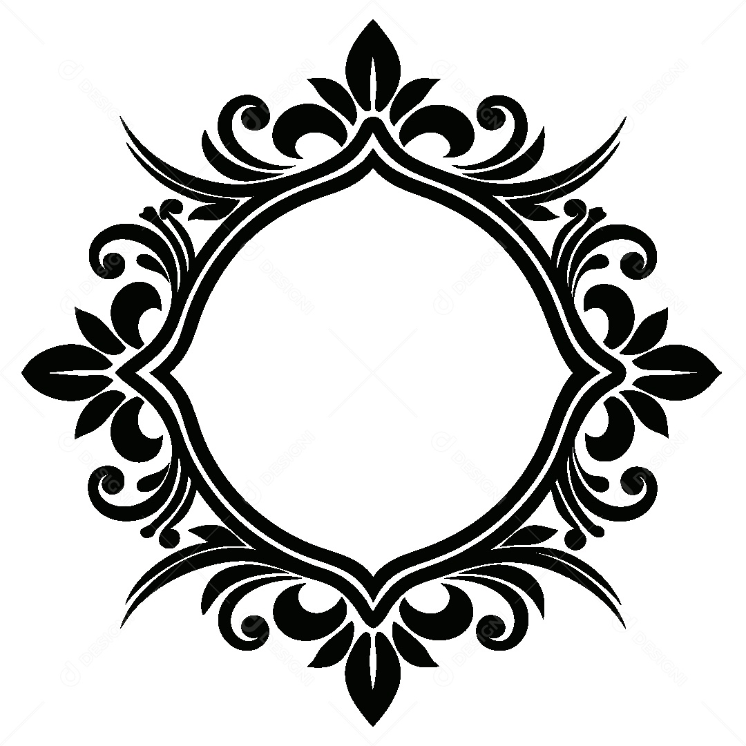 Quadro Vintage Ilustração Vetor EPS