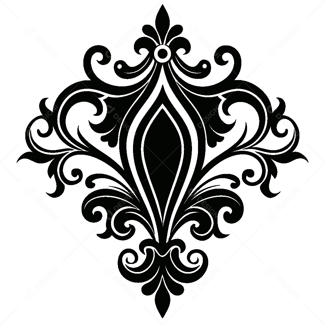 Quadro Vintage Ilustração Vetor EPS