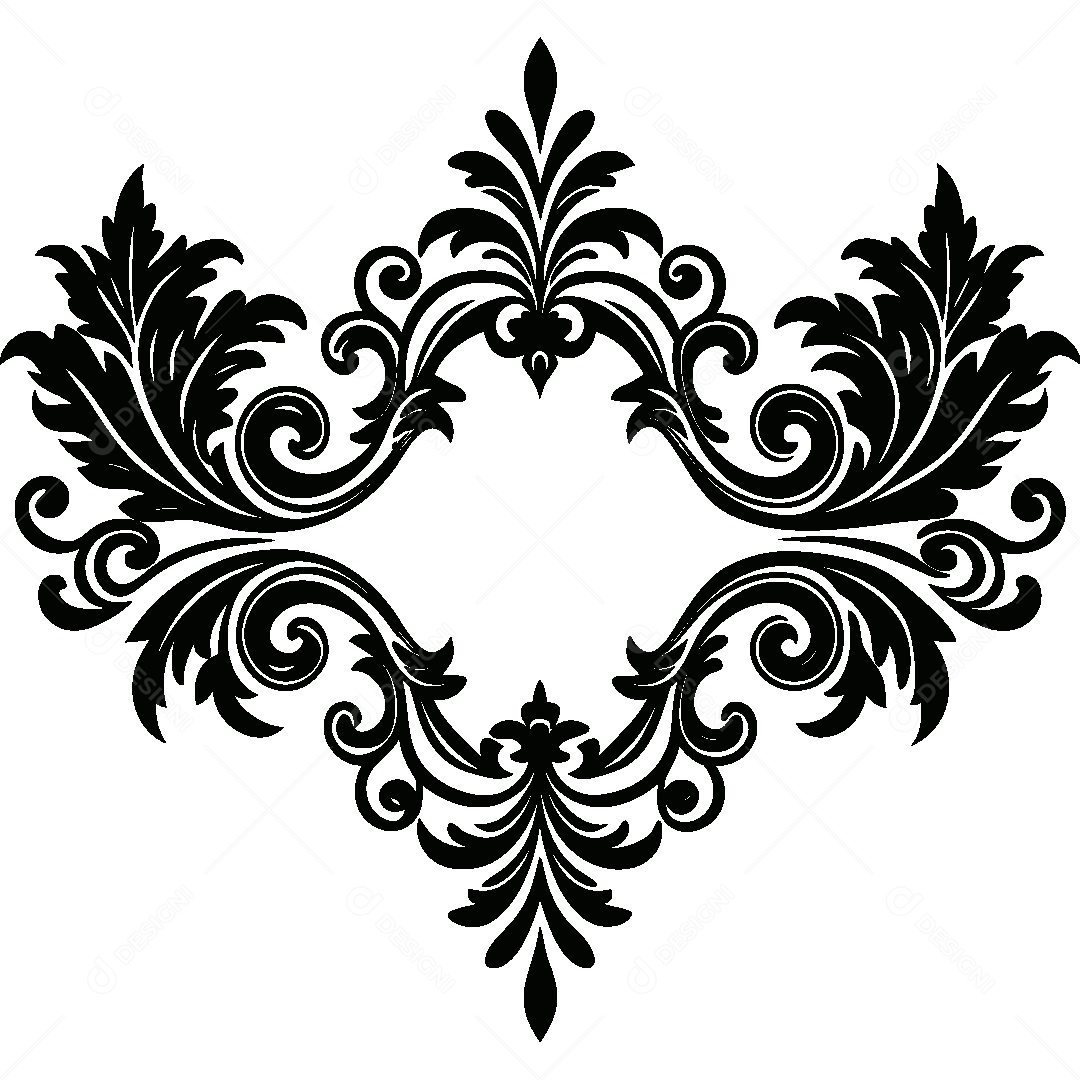 Quadro Vintage Ilustração Vetor EPS