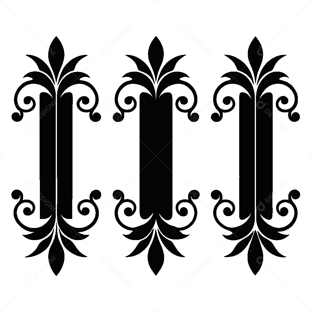 Beleza Vitoriana Tridimensional Ilustração Vetor EPS