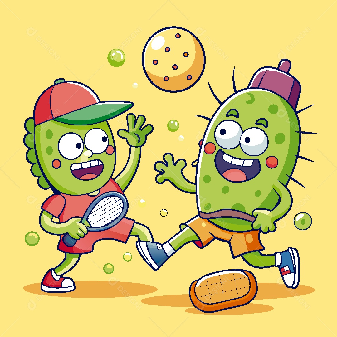 Picles Perosngem Ilustração Vetor EPS