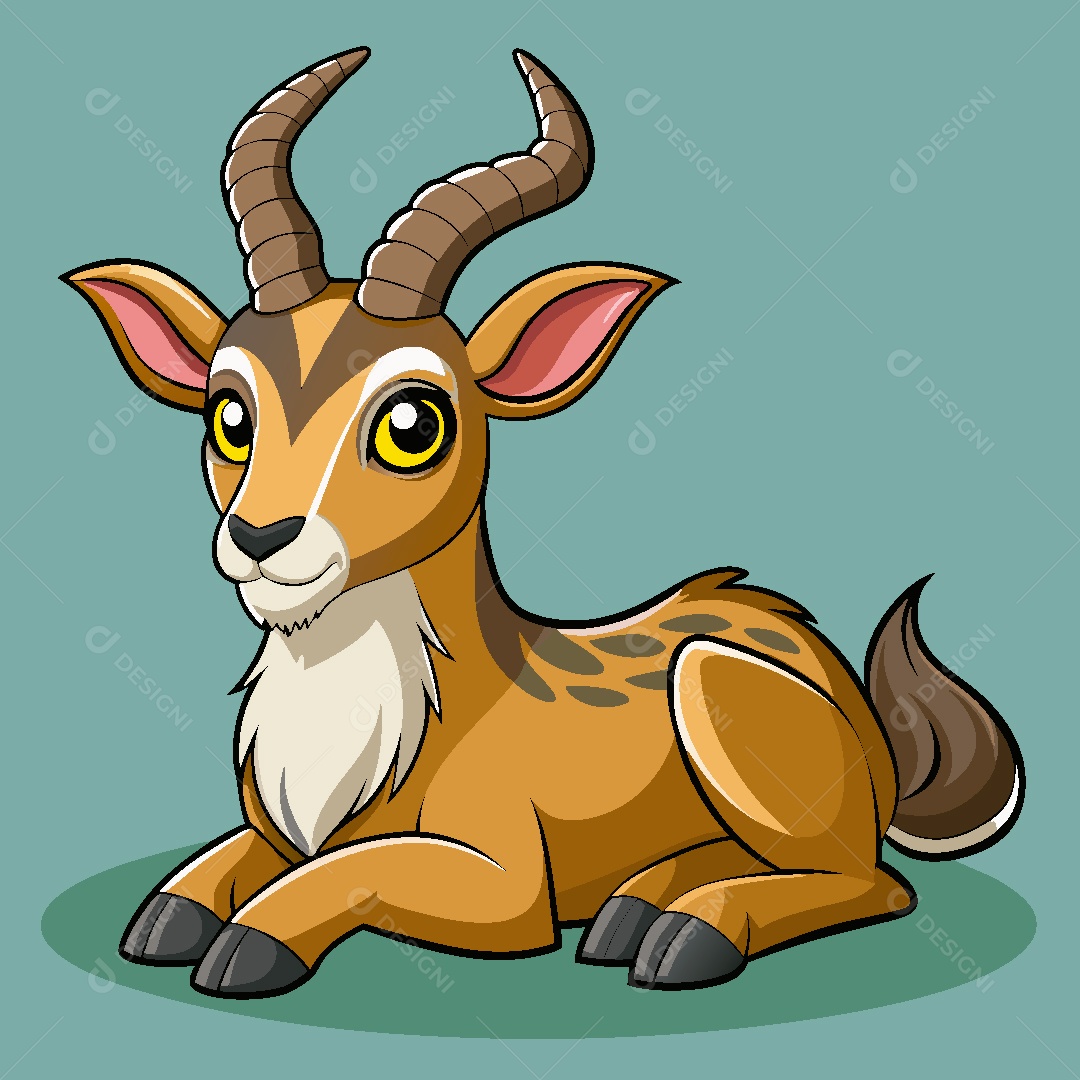 Markhor Ilustração Vetor EPS
