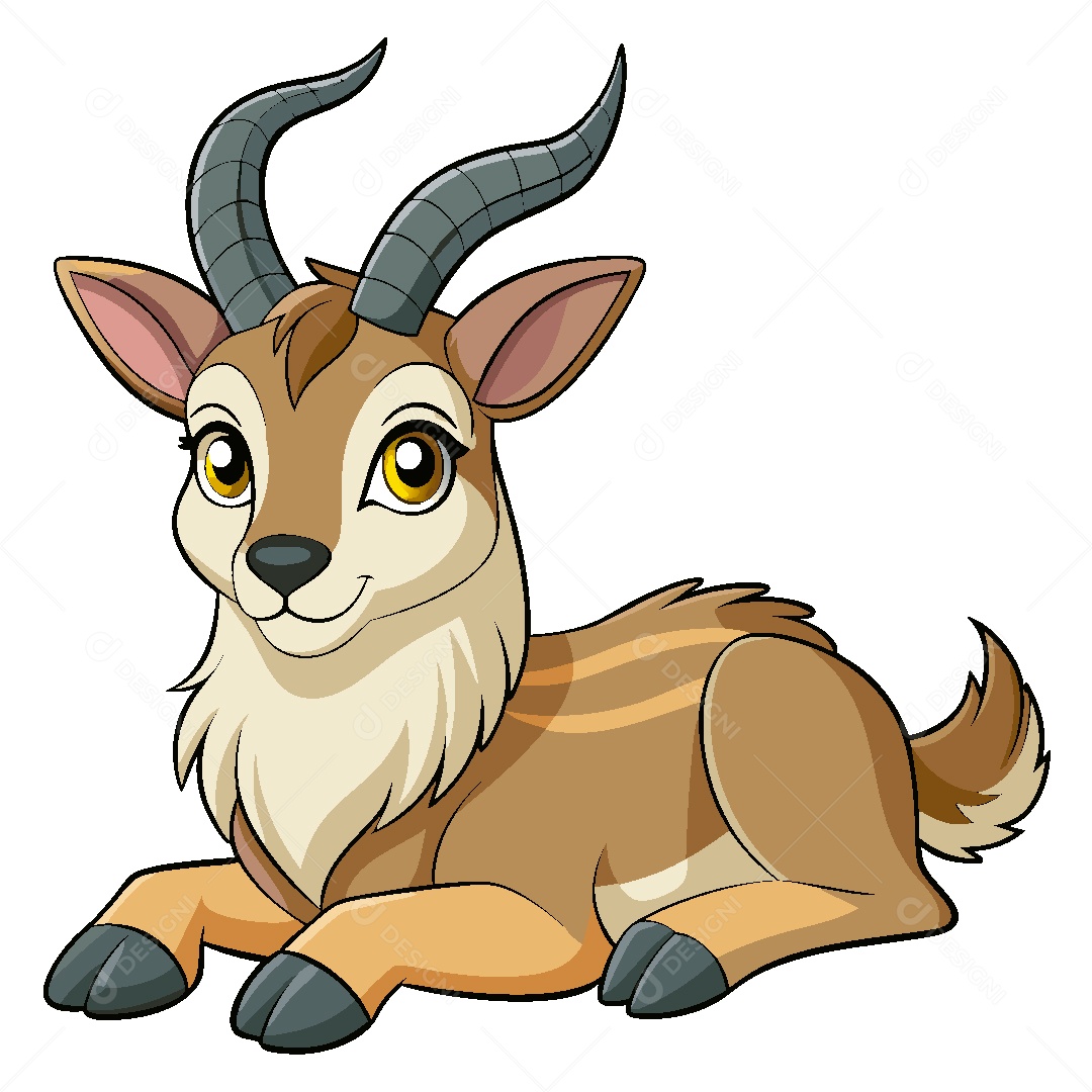 Markhor Ilustração Vetor EPS