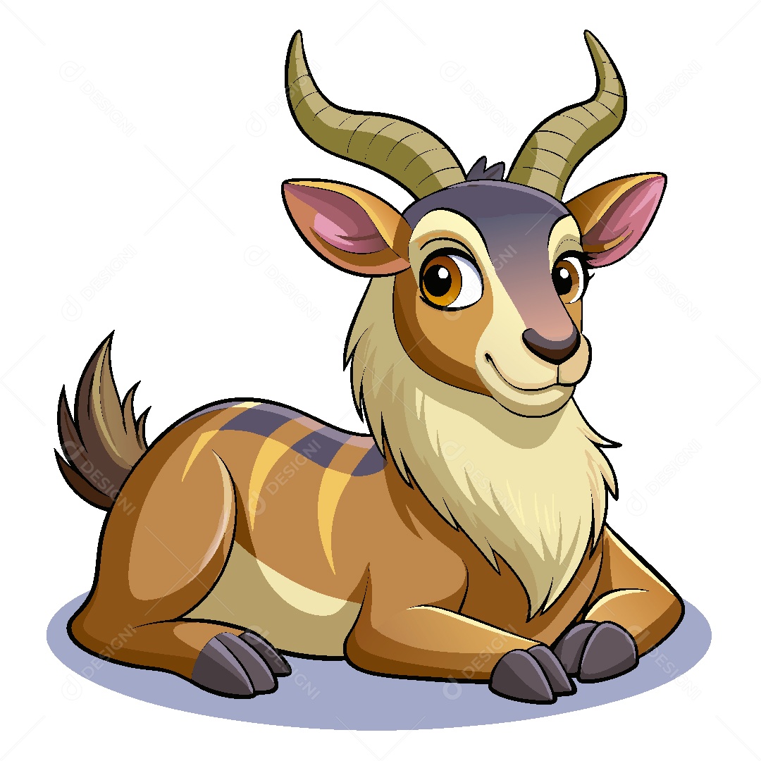 Markhor Ilustração Vetor EPS