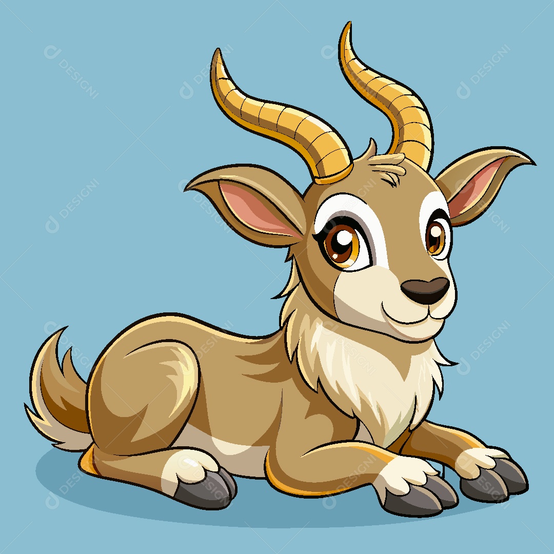Markhor Ilustração Vetor EPS