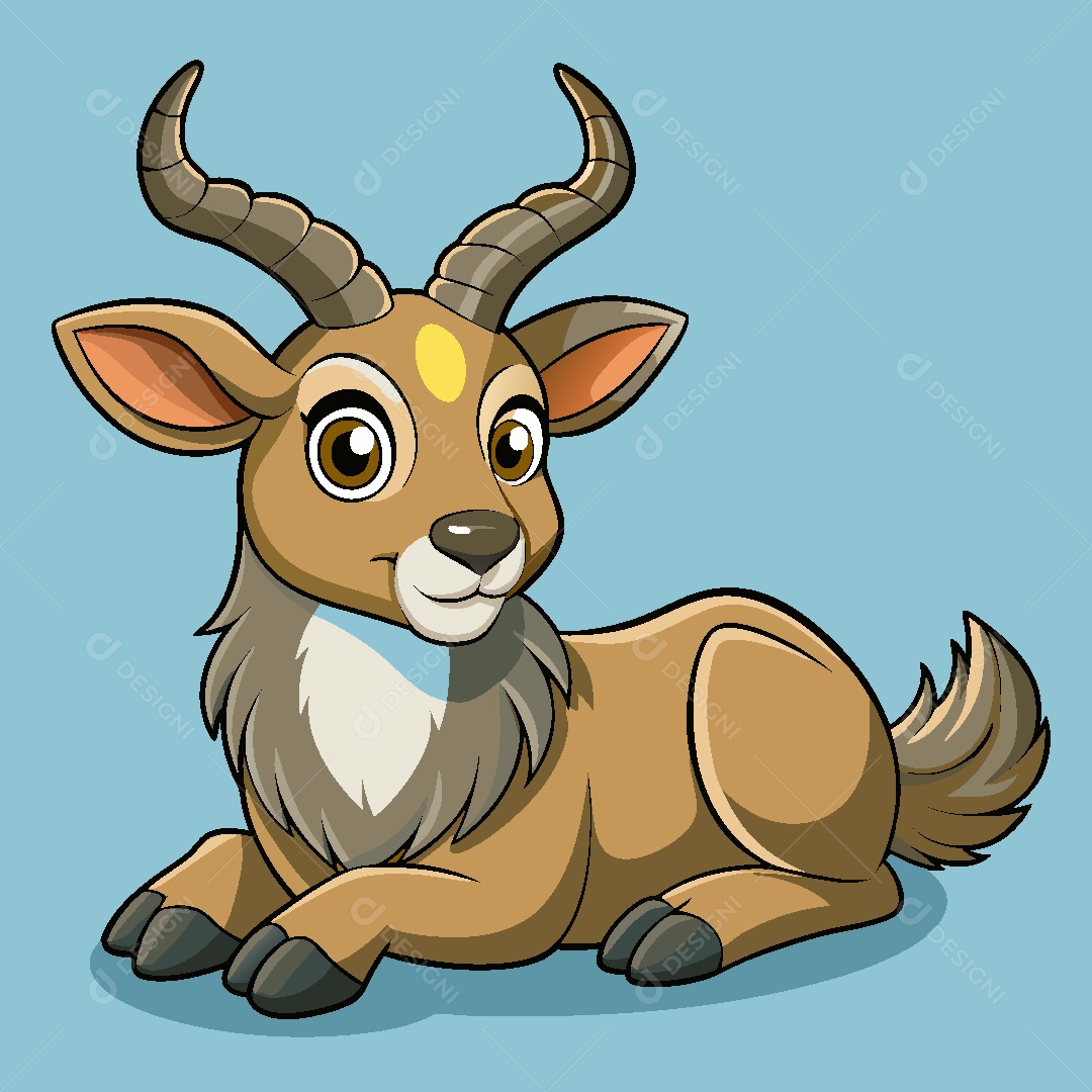 Markhor Ilustração Vetor EPS