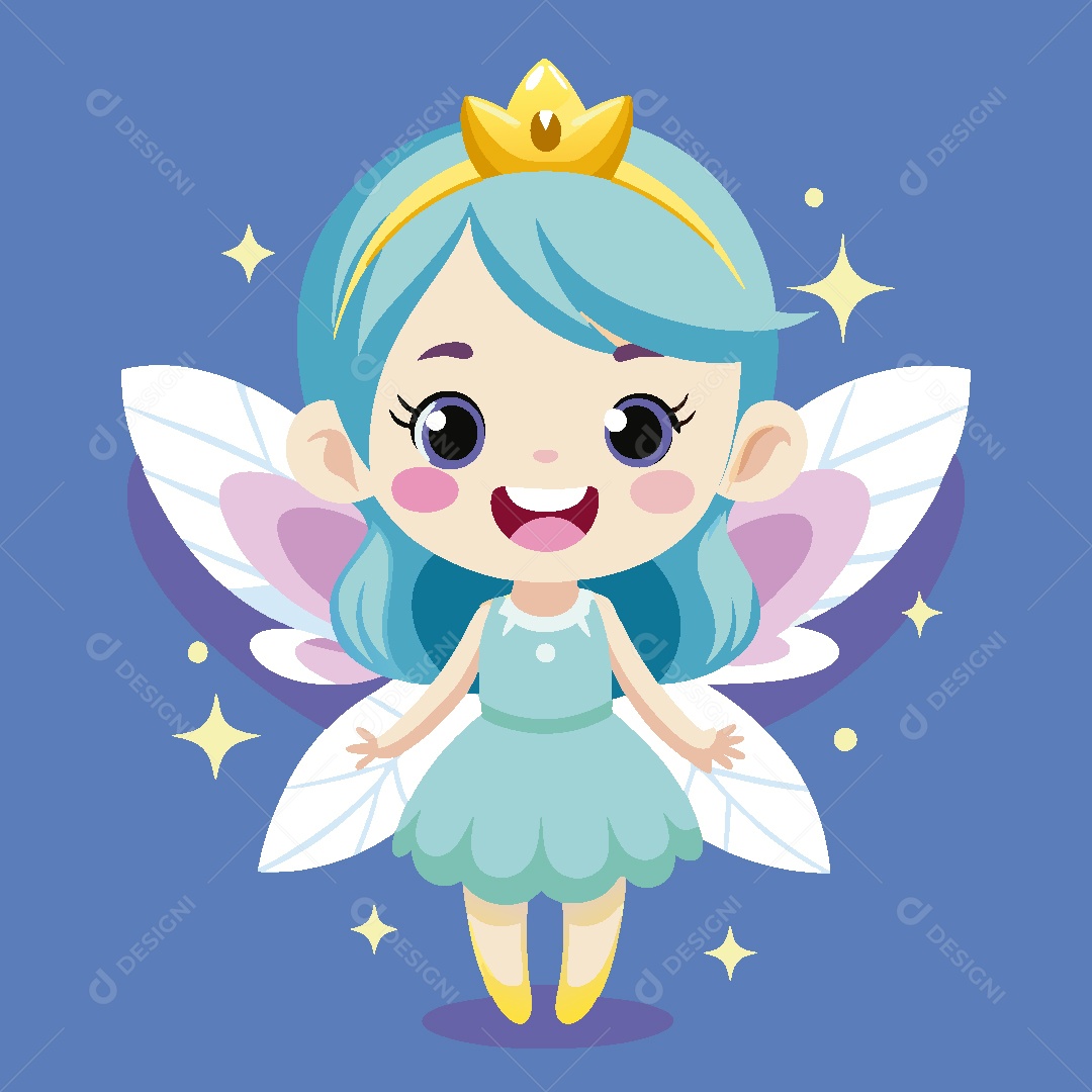 Fada Personagem Ilustração EPS