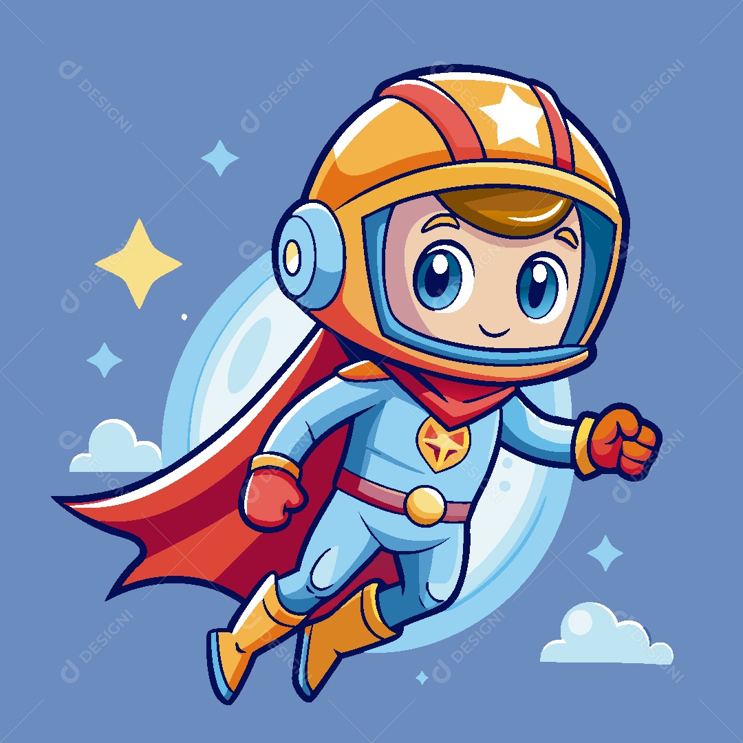 Super Hero Character Illustration Vector EPS