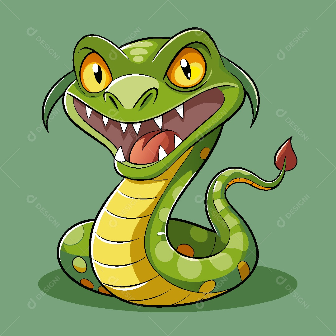 Cobra Ilustração Vetor EPS
