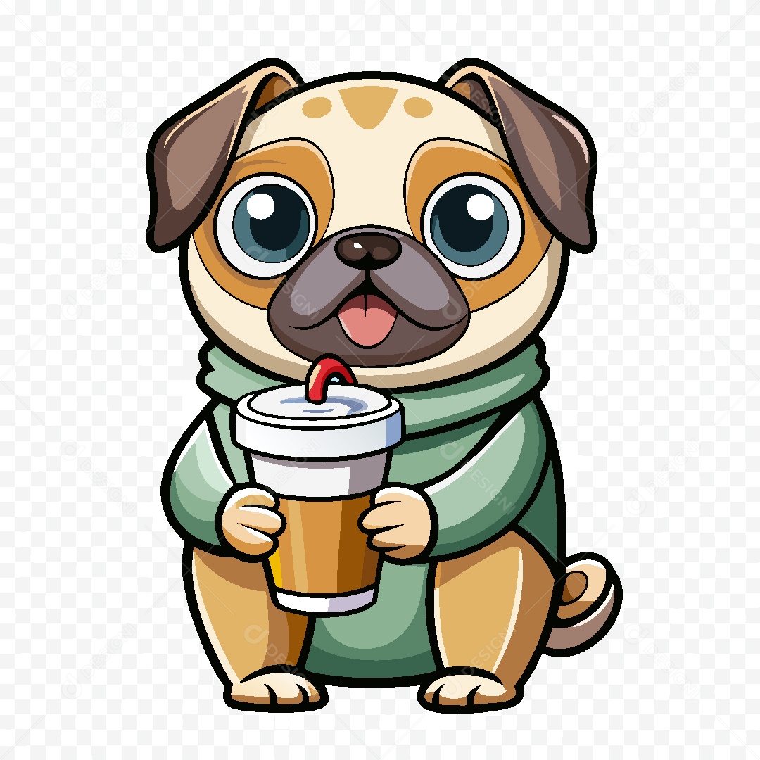 Cachorro Ilustração Vetor EPS