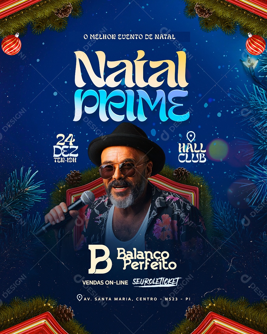 Flyer Natal Prime Balanço Perfeito Social Media PSD Editável