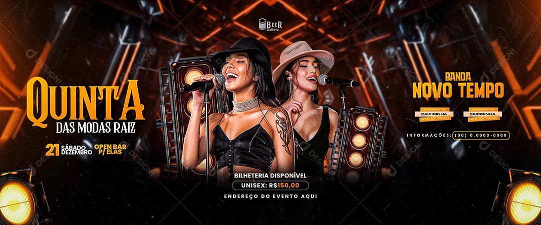 Carrossel Flyer Quinta Das Modas Raiz Social Media PSD Editável