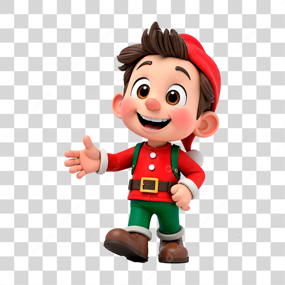 Mascote de Natal PNG Transparente