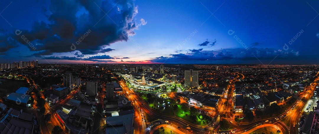Shopping natal com por do sol