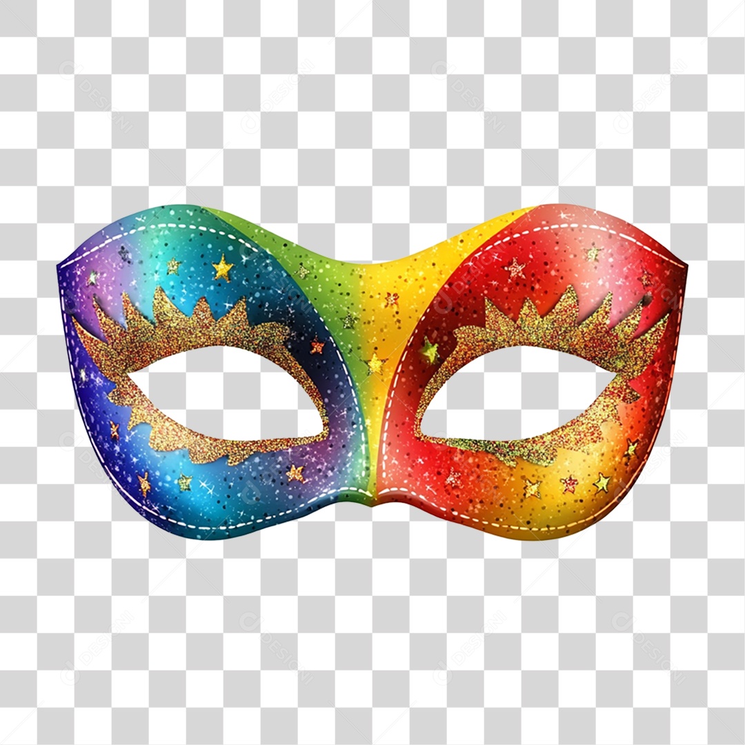 Máscara de Carnaval PNG Transparente