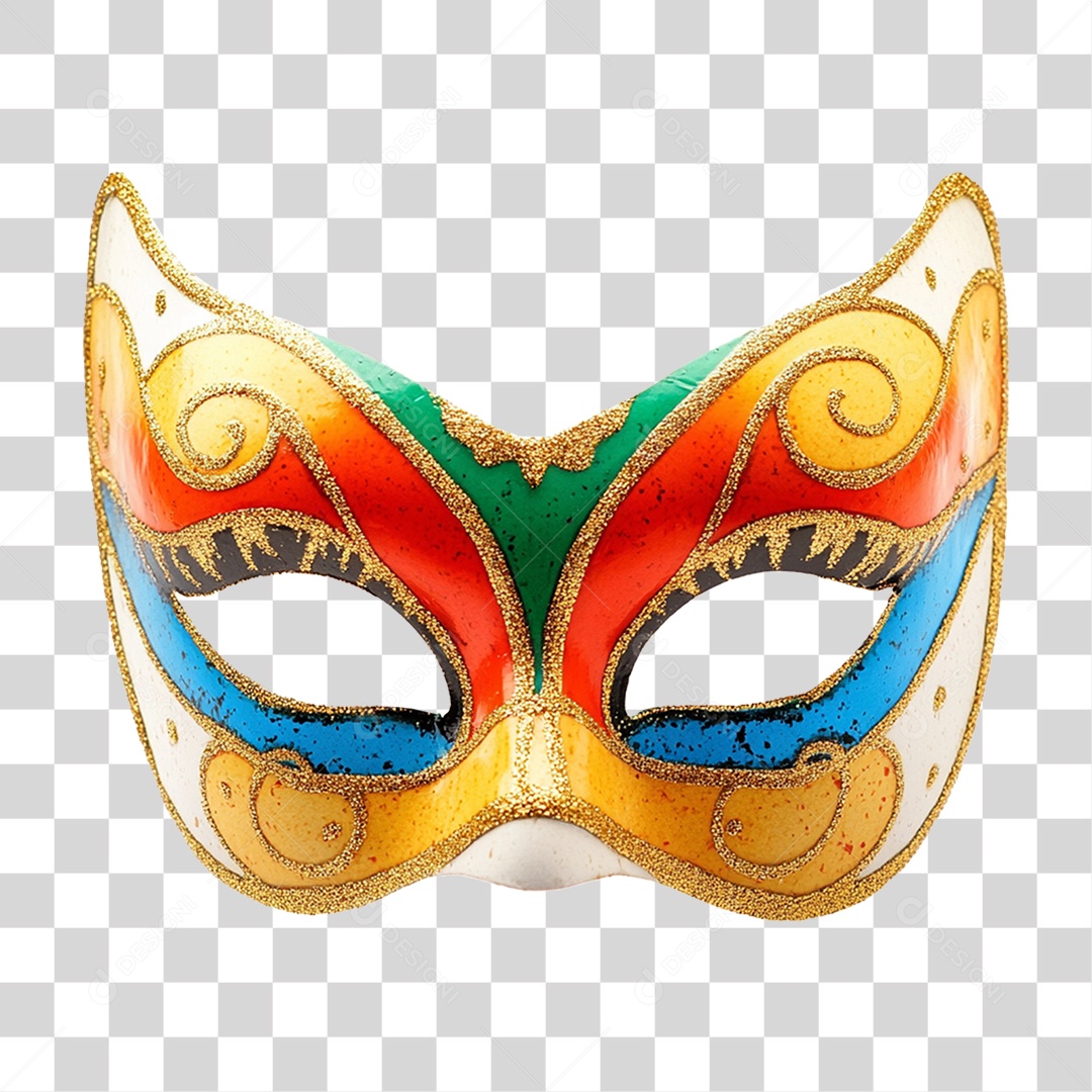 Máscara de Carnaval PNG Transparente